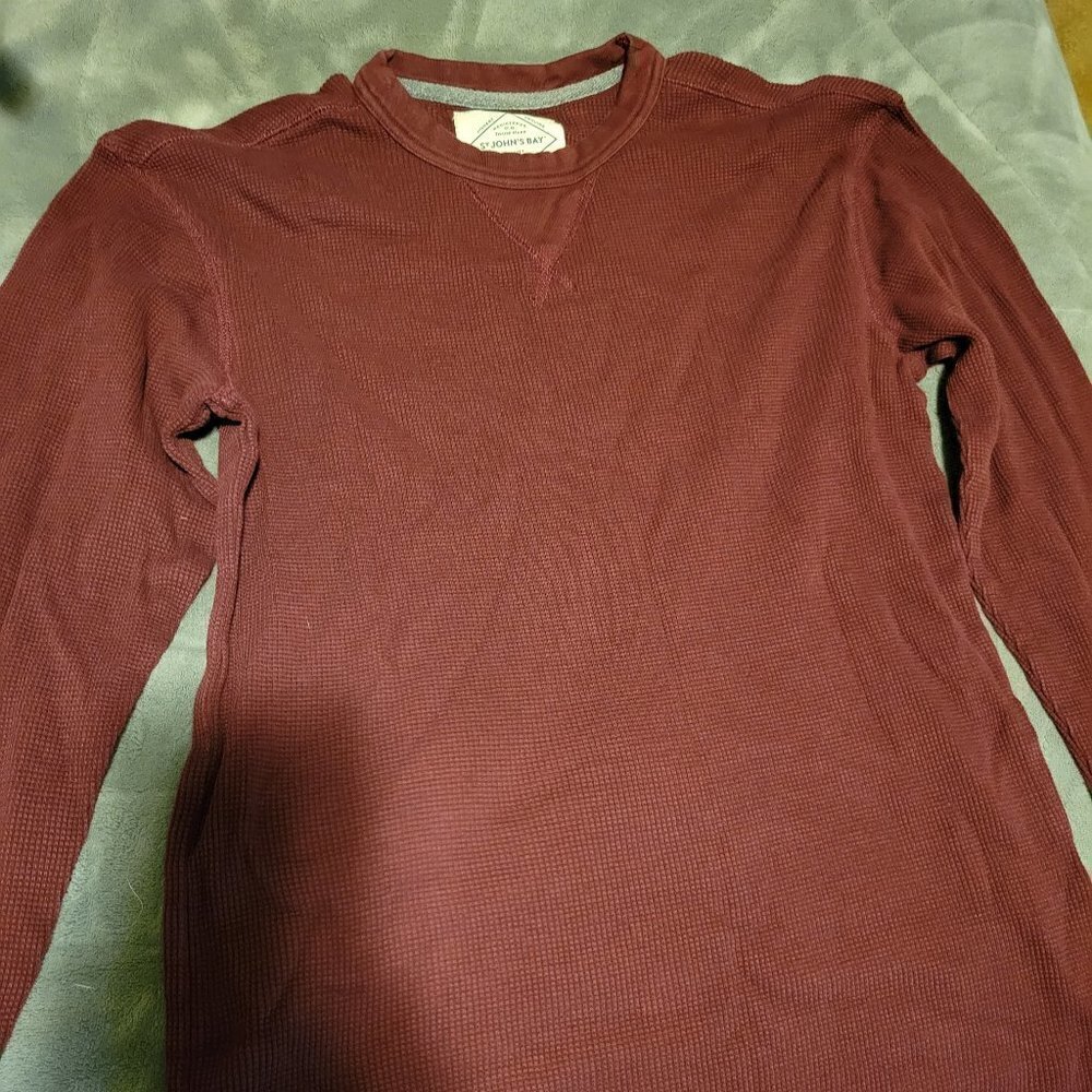 Mens Textured Sweater‎ St Johns Bay